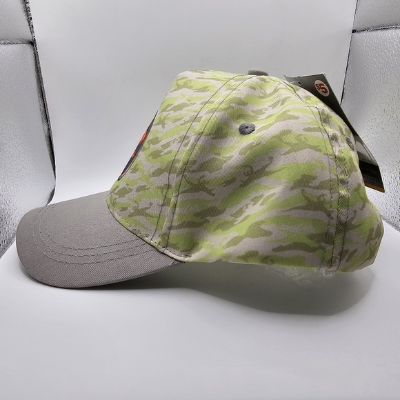 New With Tags Jurassic World Dominion Green Grey Camo Youths Hat One Size Nice - Picture 6 of 9